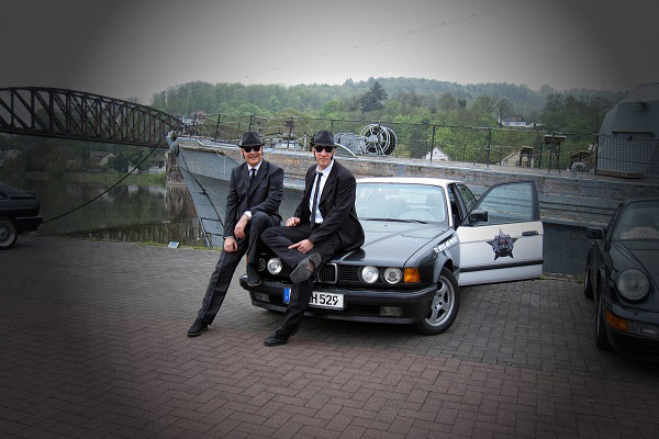 Oldtimerrallye Bluesbrothers Bluesmobil